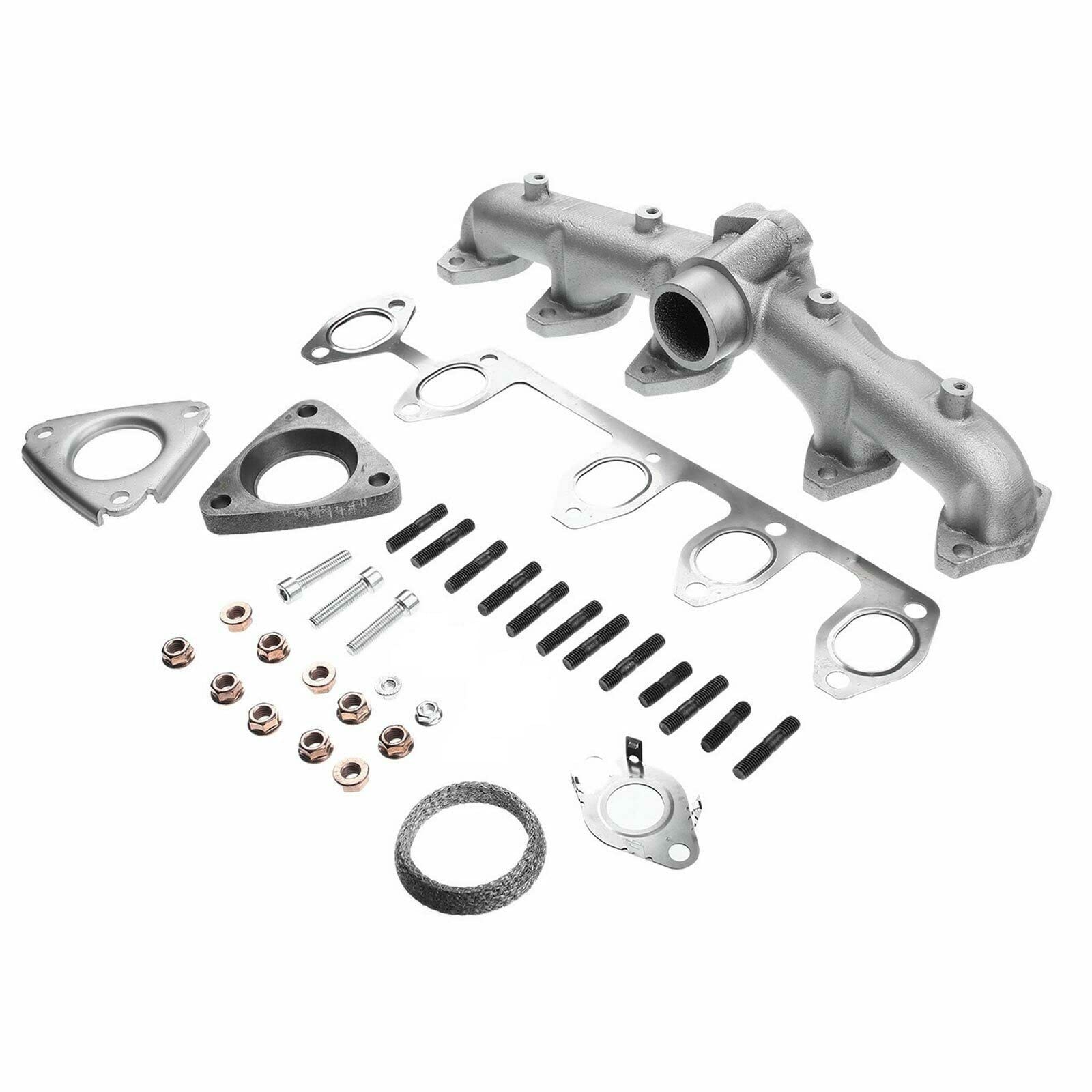Collettore Scarico con Set di Guarnizioni e Accessori Trasportatore/Multivan/Toureg 2.5 TDI Motori: BNZ BPC BPE BPD 070253031F 070253031
