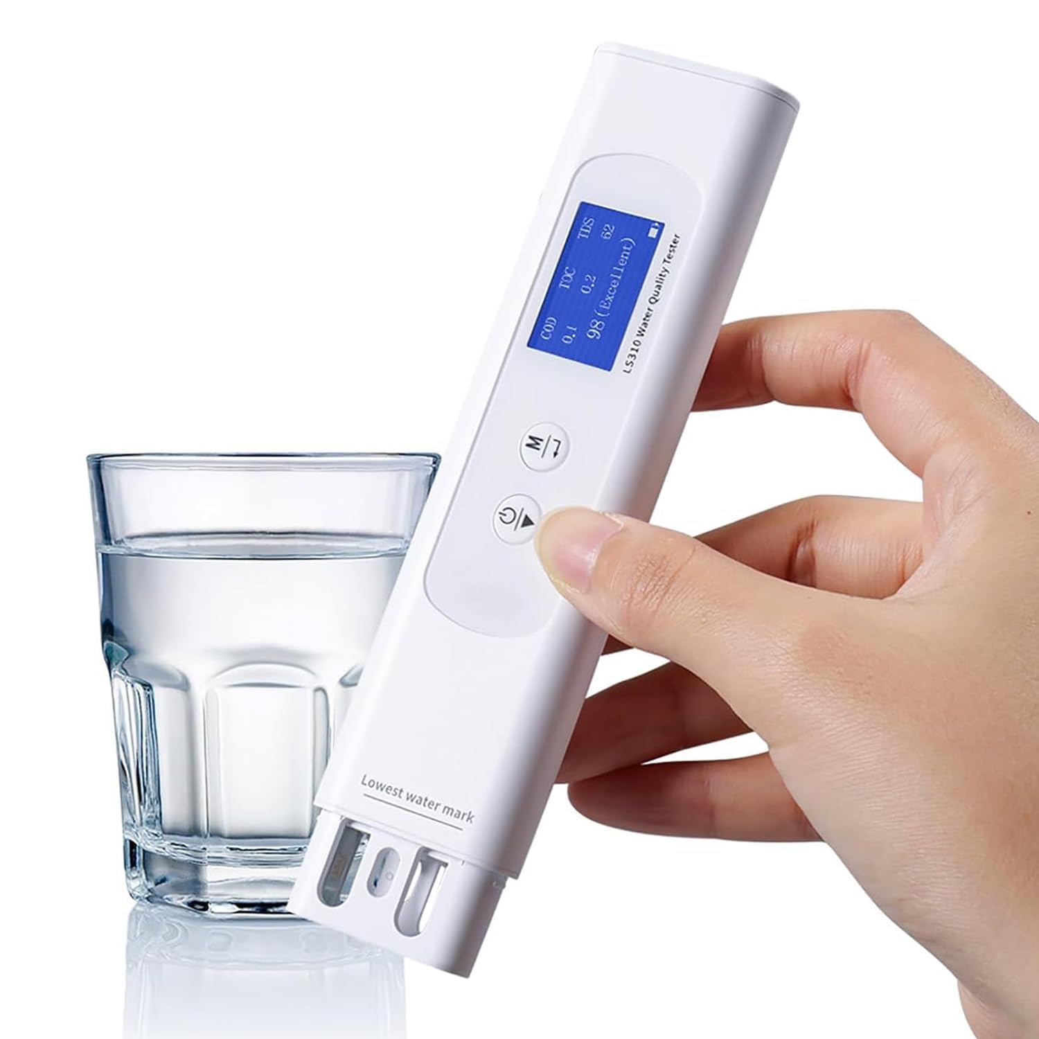 Tester jakości wody 6 w 1, TDS, TOC, COD, UV275, długopis do testu przewodności i temperatury, wskaźnik 4 kolorów, do wody pitnej, akwariów, basenów