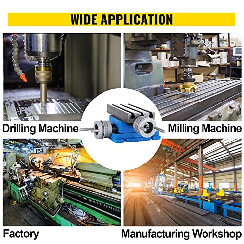 Vevor Milling Machine Work Table Slide Milling Working Cross Table Machine Compound Slide Milling TablePrecision Milling Cross Worktable (7.3 x 4 Inch) - Amazon.com - Image 7