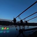 TSV Light for Fishing Rod Tip: 8 PCS LED Alert Glowing Stick for Fish Pole gallery image