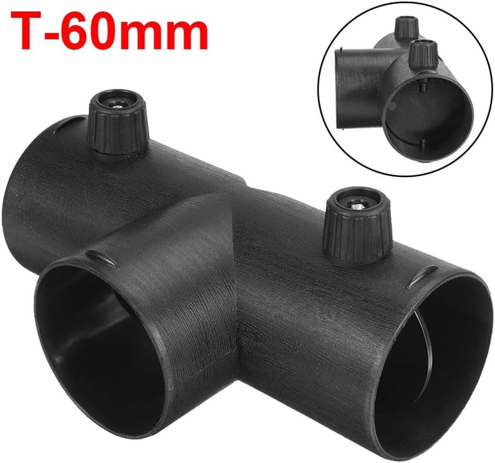 Adjustable Heater Vent Ducting Branch Splitter - 60mm & 75mm Y-T Connector for Car Exhaust Pipe Outlet-1pc(Y 75mm)