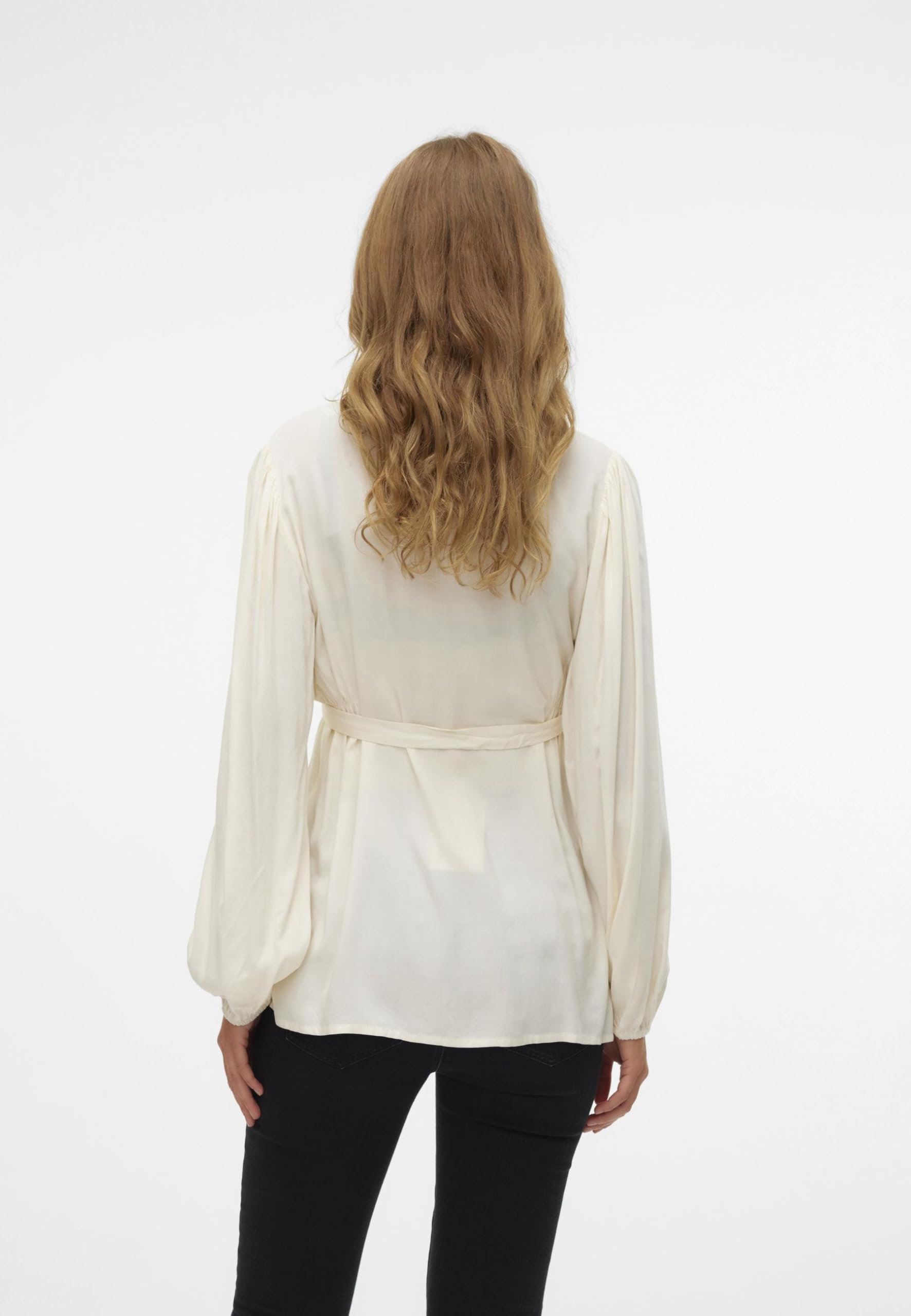 MAMALICIOUS Damen Mlmercy Lia L/S Wo Top 2f Noos Blusen