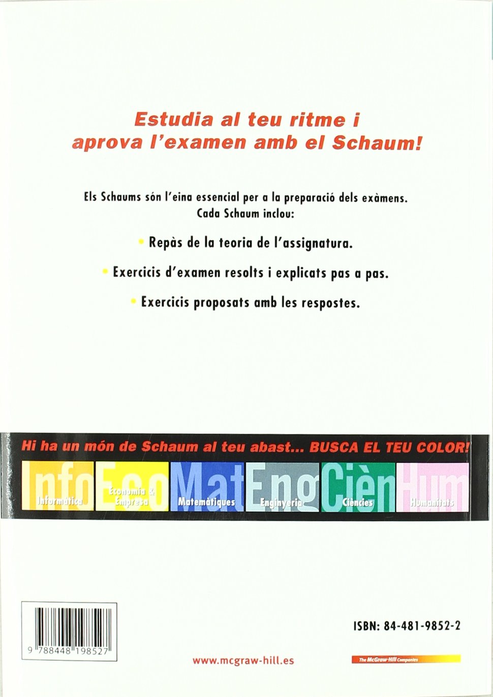 Química, Batxillerat