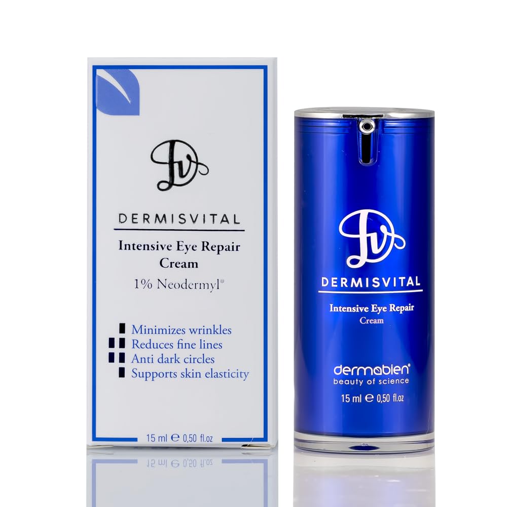  Dermisvital® Intensive Eye Repair Serum for Dark Circles and Puffiness
| Dermisvital® Intensive Eye Repair Cream for Ma