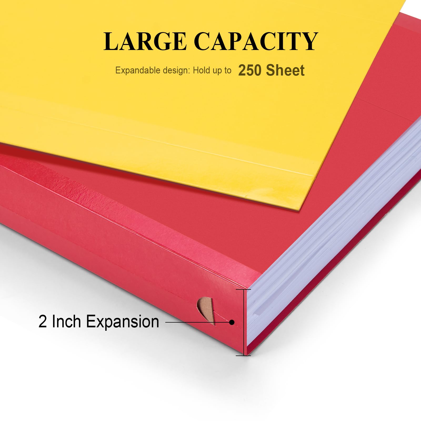 80 Pcs Hanging File Folders With Tabs Reinforced Letter Size Hanging - View #9