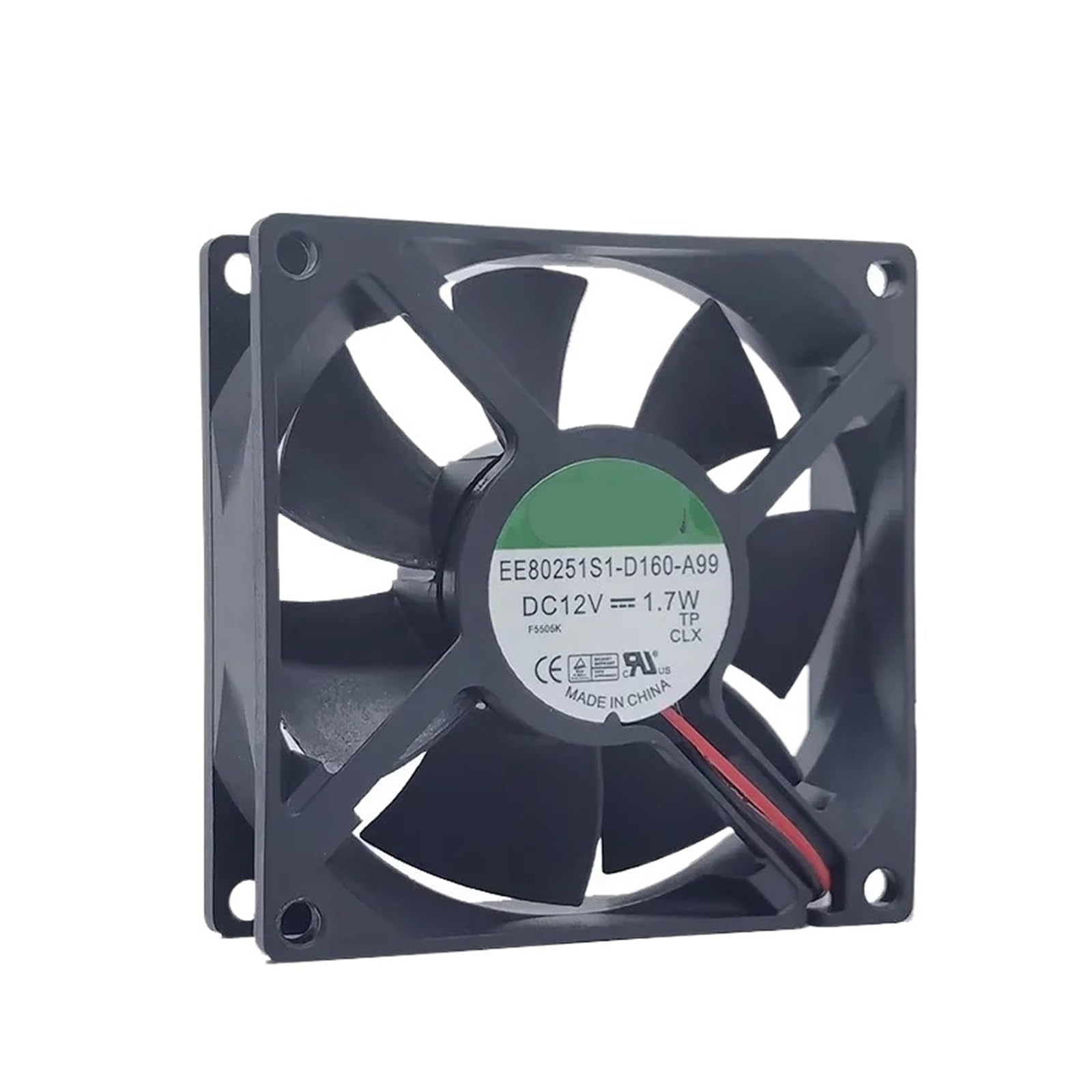 Ventilateur de refroidissement de précision 80mm DC12V EE80251S1-D160-A99