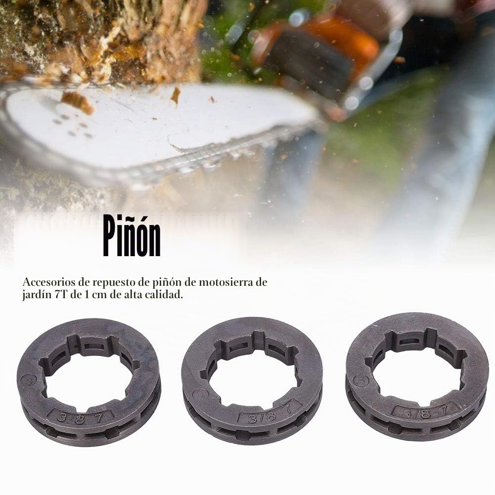 Piñones de Motosierra, 3/8 "7 Dientes Llanta de Piñón de Llanta de Transmisión de Cadena 68210, Piezas de Repuesto de Motosierra para 030 031 032 038 041 044 046 064066 MS361 MS362 MS440 (6 Pcs)