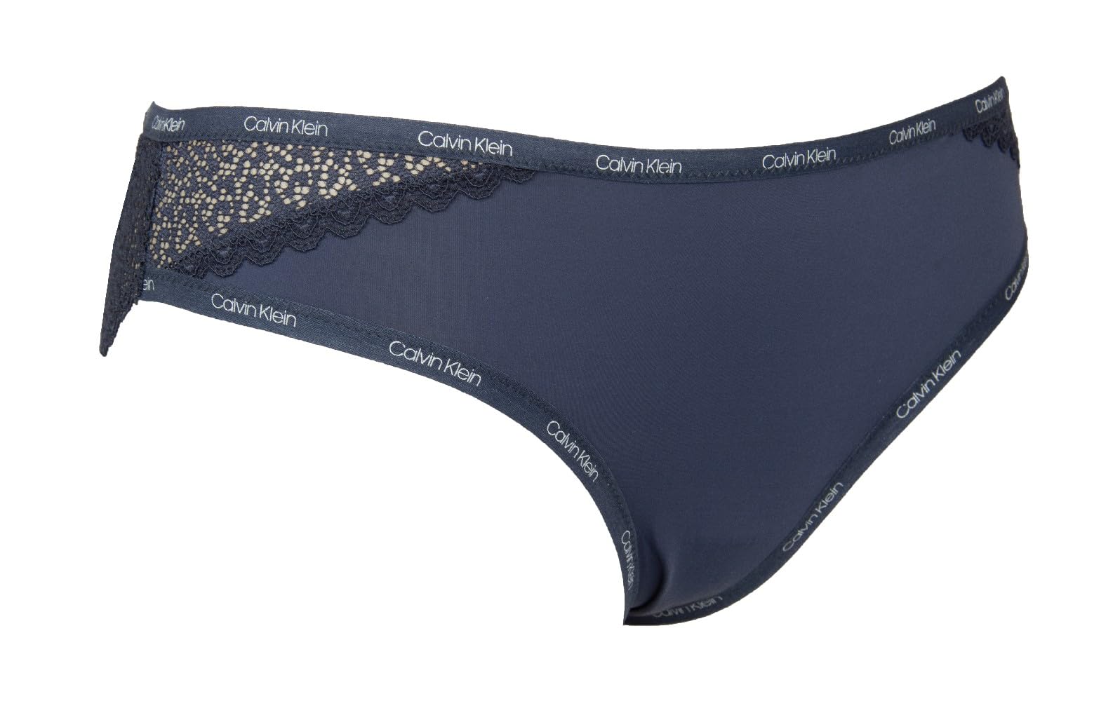 Calvin Klein CK damskie majtki widoczne elastyczne spodnie z logo tkanina z koronkowymi wstawkami artykuł QF5153O