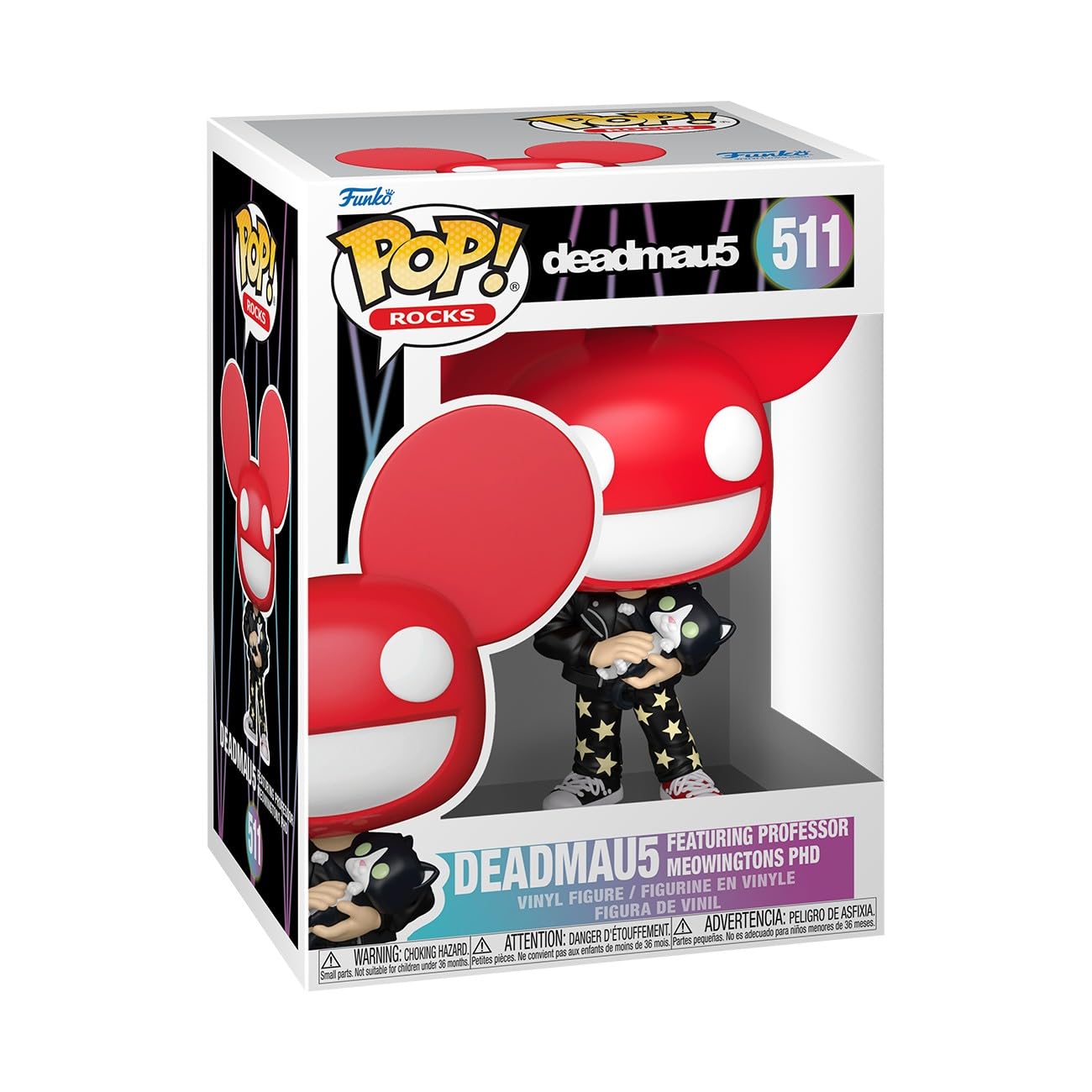 Funko POP! Rocks: Deadmau5 - Deadmau5 with Cat - Collectable Vinyl Figure - Gift Idea - Official Merchandise - Toys For Kids & Adults - Model Figure for Collectors and Display