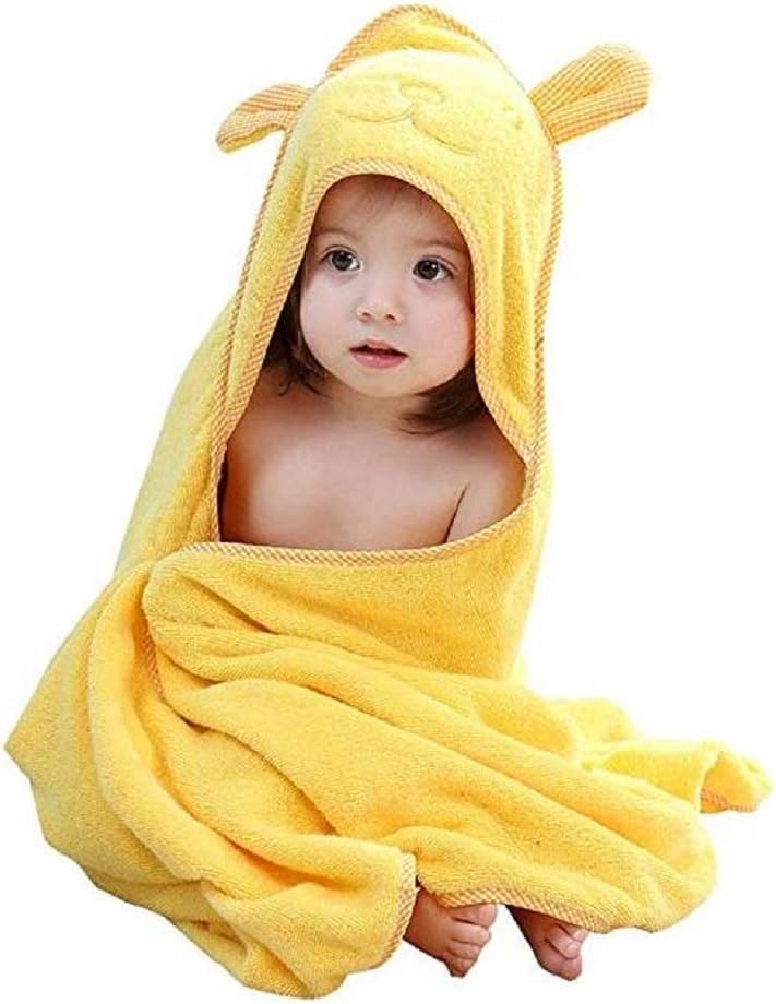 Maleroads Soft Cotton Baby Bath Towel Beach Towel Bathrobe for Kids 08 Years Baby