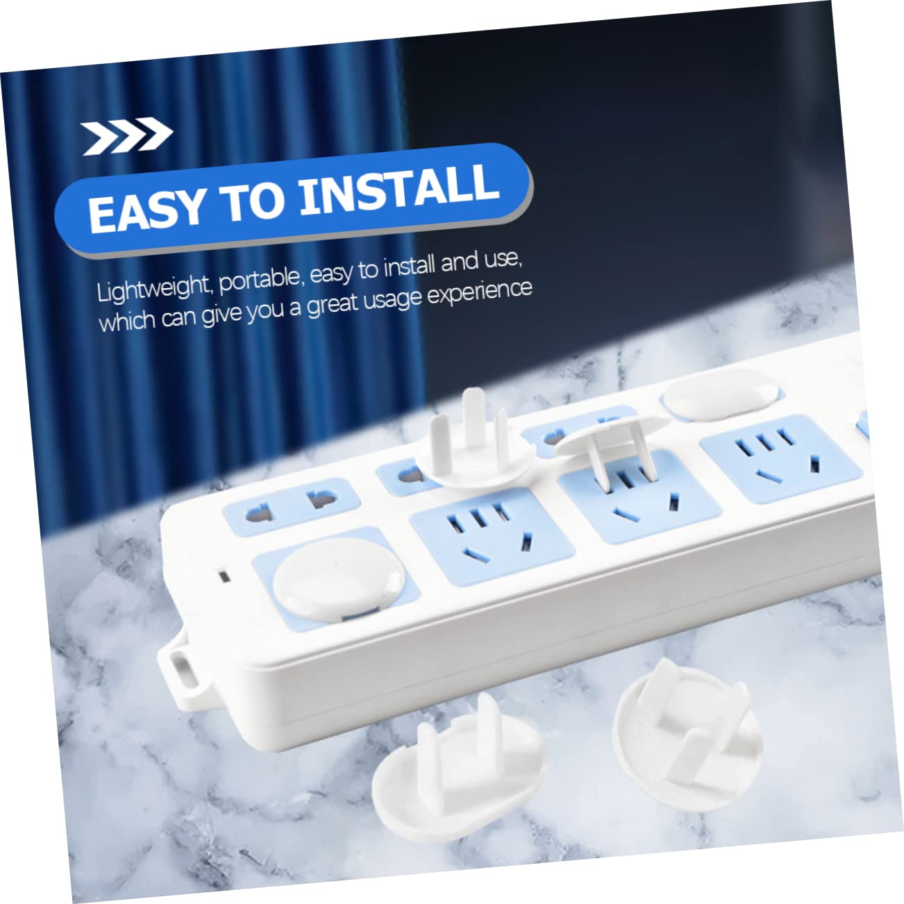 Toddmomy 40pcs Baby Safety Outlet Covers Set Childproof Plug Protectors for Electrical Outlets Sturdy Easy to Install Universal Fit for Home Use