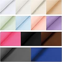 Vista 2 de Tela de Algodón Azul Bebé para Coser de 59 Pulgadas de Ancho, Tela de Popelina de Algodón 100% Natural por Yarda, Material de Algodón Suave