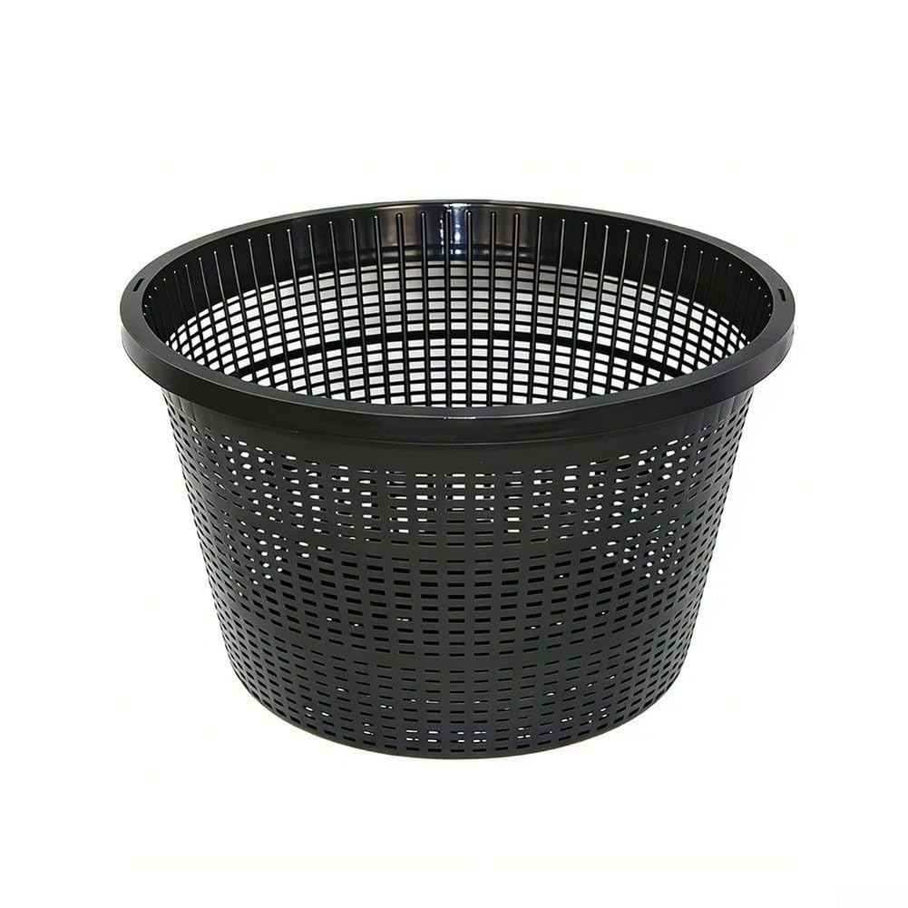 Contenitore rotondo per piante acquatiche da 21,6 cm, per il controllo delle radici delle piante in acquari e stagni (10 pezzi)