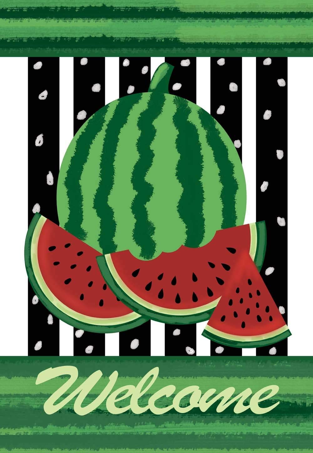 Texupday Wassermelonen Gartenflagge – Doppelseitig, 30,5x45,7 Cm, Wetterfest Aus Polyester