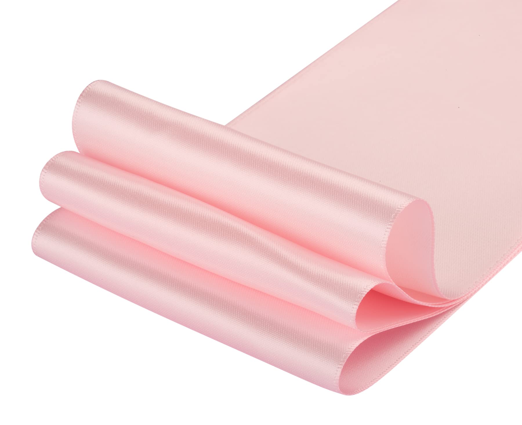 Satynowa wstążka dwustronna, 100 mm x 22 m, solidna poliestrowa wstążka rzemieślnicza, idealna do pakowania prezentów, rękodzieła, dekoracji ceremonii ślubnej, aranżacji kwiatowej, szycia