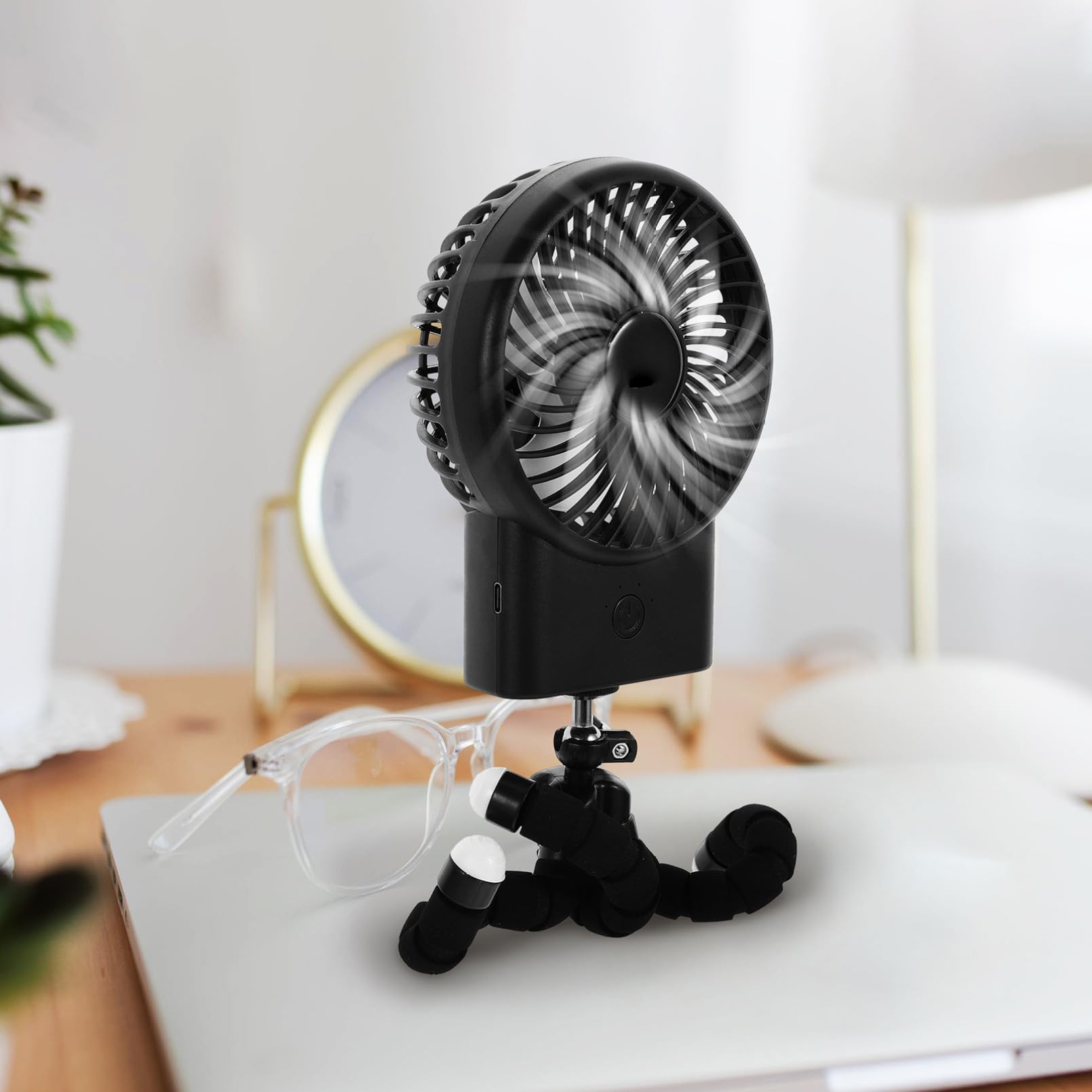 jojofuny 4piezas Ventilador Portátil Recargable Usb Para Cochecito De Silencioso y Para y Bolsos