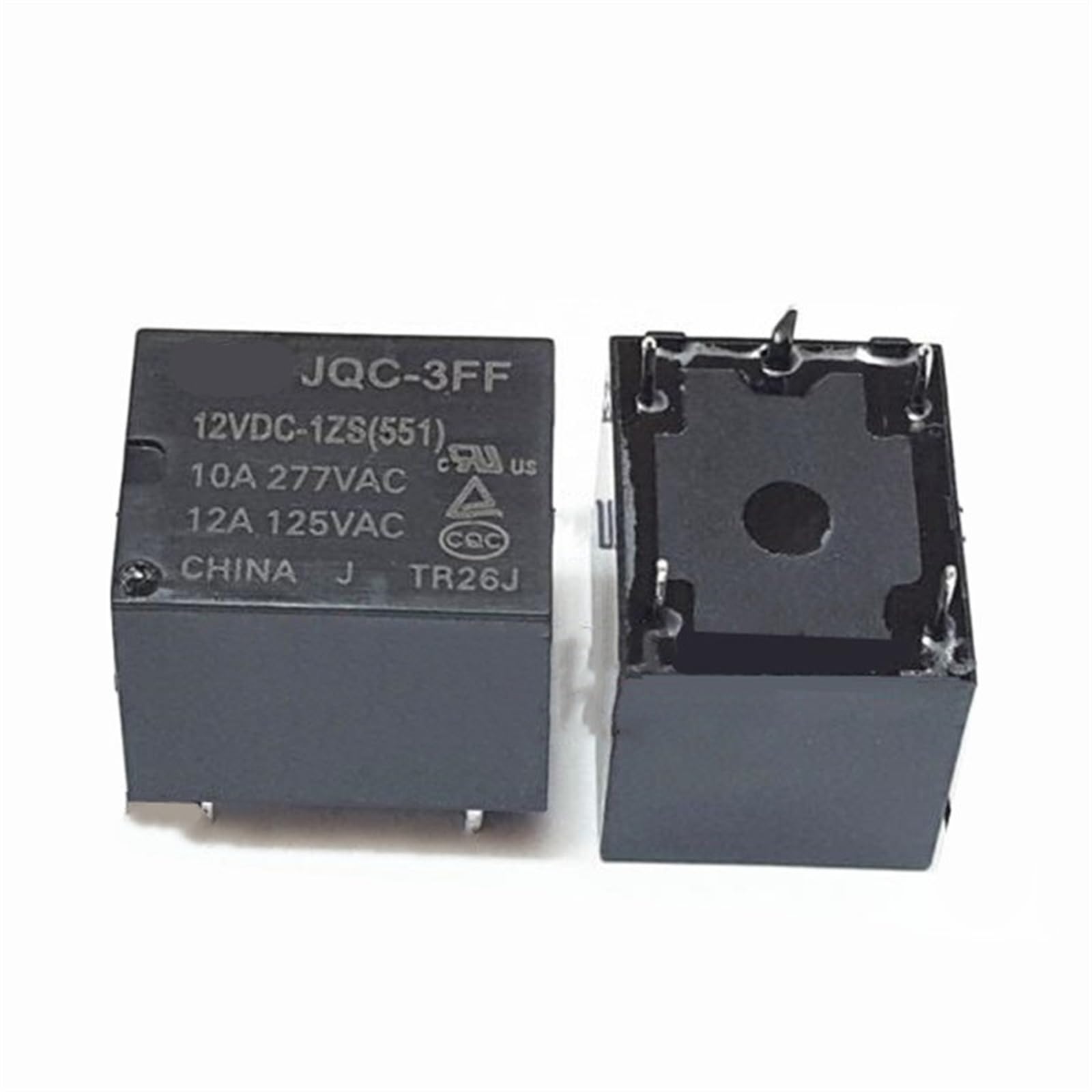 Relais 12VDC JQC-3FF 10A commutation haute performance inverseur - 2