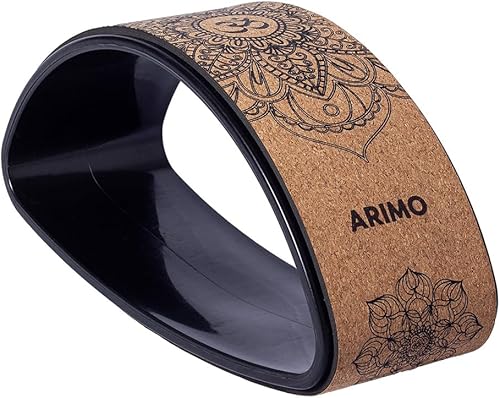 ARIMO Meia Roda Anel Mágico para Yoga e Pilates em Cortiça Resistente e Durável