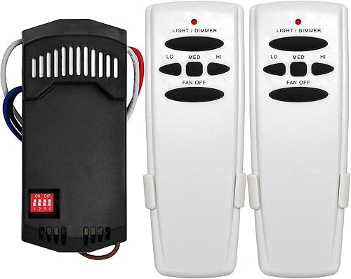 FAN28RFAN-HD Kit + Fan-HD - Kit de control remoto universal para ventilador de techo para Hampton Bay Hunter, sin reversa, reemplazo Fan-HD HD5