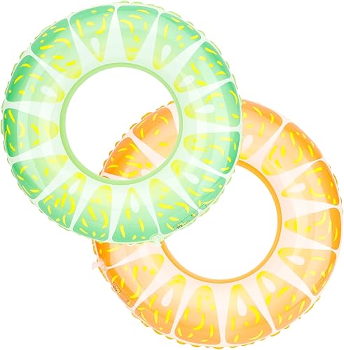 Miniatura 8 de Tubos de piscina, flotadores inflables para piscina, tubos interiores para piscina, pintura de frutas de verano, tubos flotantes, tubos de natación