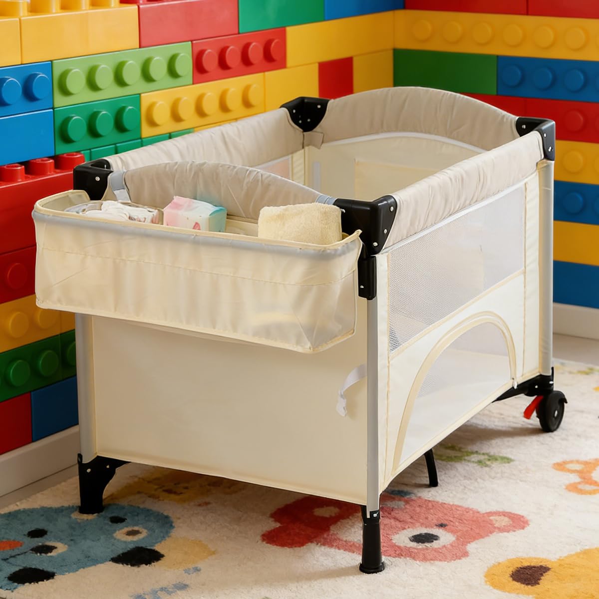 Amazon | Kennkari ベビーサークル 折りたたみ プレイヤード サイド高