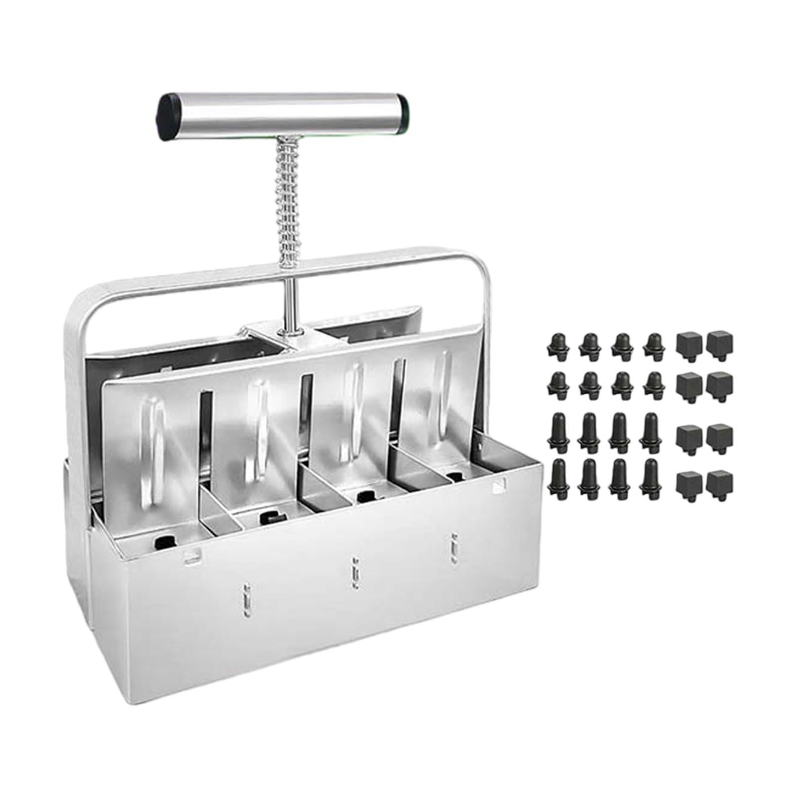 Fabricante de bloques de suelo para jardineros domésticos para comenzar el crecimiento de manera eficiente, incluyendo múltiples tamaños de molde, máquina de pellets de tierra para arbustos