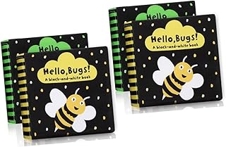 TOYANDONA Livros De Pano Para Bebês 4 Peças Tapete De Atividades Para Barriga Do Bebê Livros Para Bebês Meninos Livros Macios Para Bebês Livros De Pano Para Crianças Novos