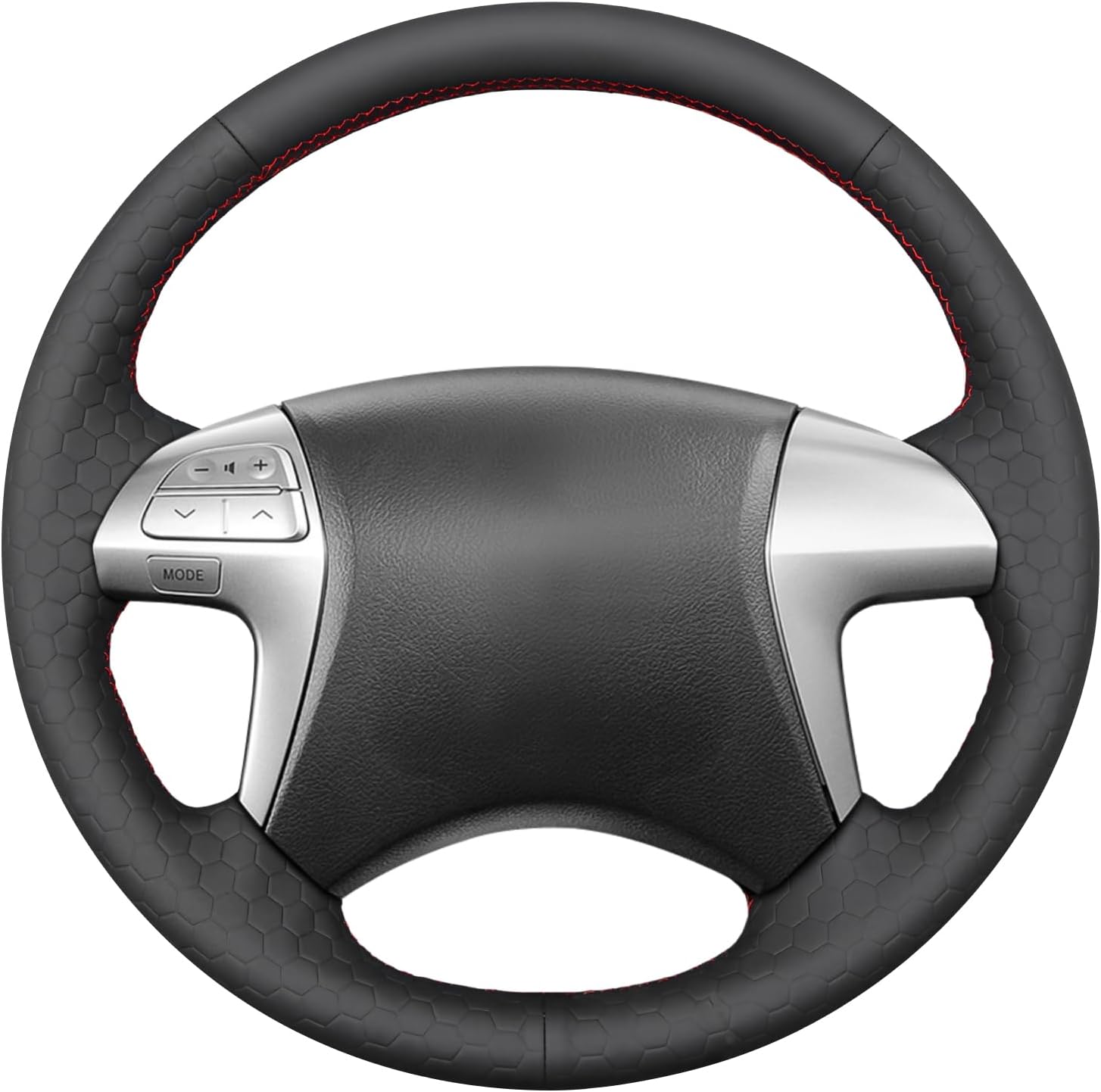 MEWANT Steering Wheel Cover for Toyota Camry 2007-2011 for Highlander 2008-2014 Hand-Stitched Car Steering Wrap