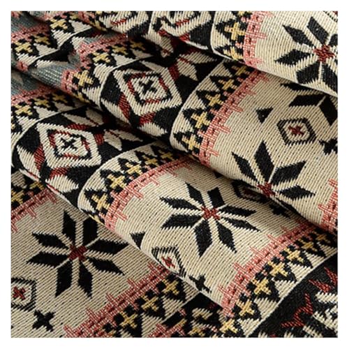 Tissu Africain Kente Toile Cirée Anti-Tache Imperméable pour Nappe et Décoration DIY