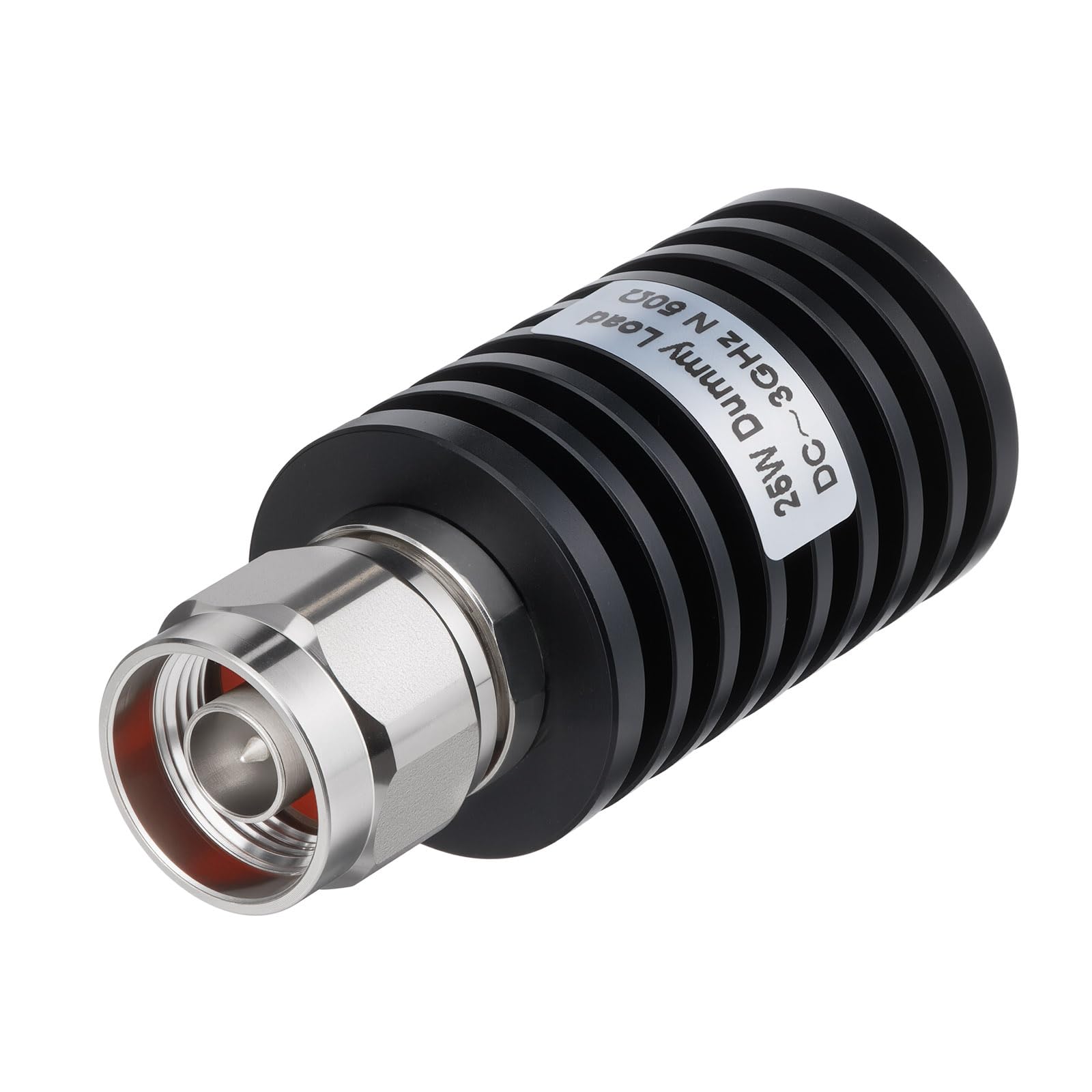 Bingfu ​​Charge de Terminaison RF 25 W, Charge Fantôme Coaxiale 50Ω, Fréquence DC-3GHz, Connecteur N-Mâle, ROS ≤1,2 - pour Tests RF & Terminaison de Signal