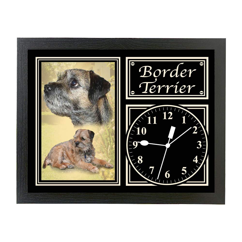 Border Terrier Dog Breed Gift Clock