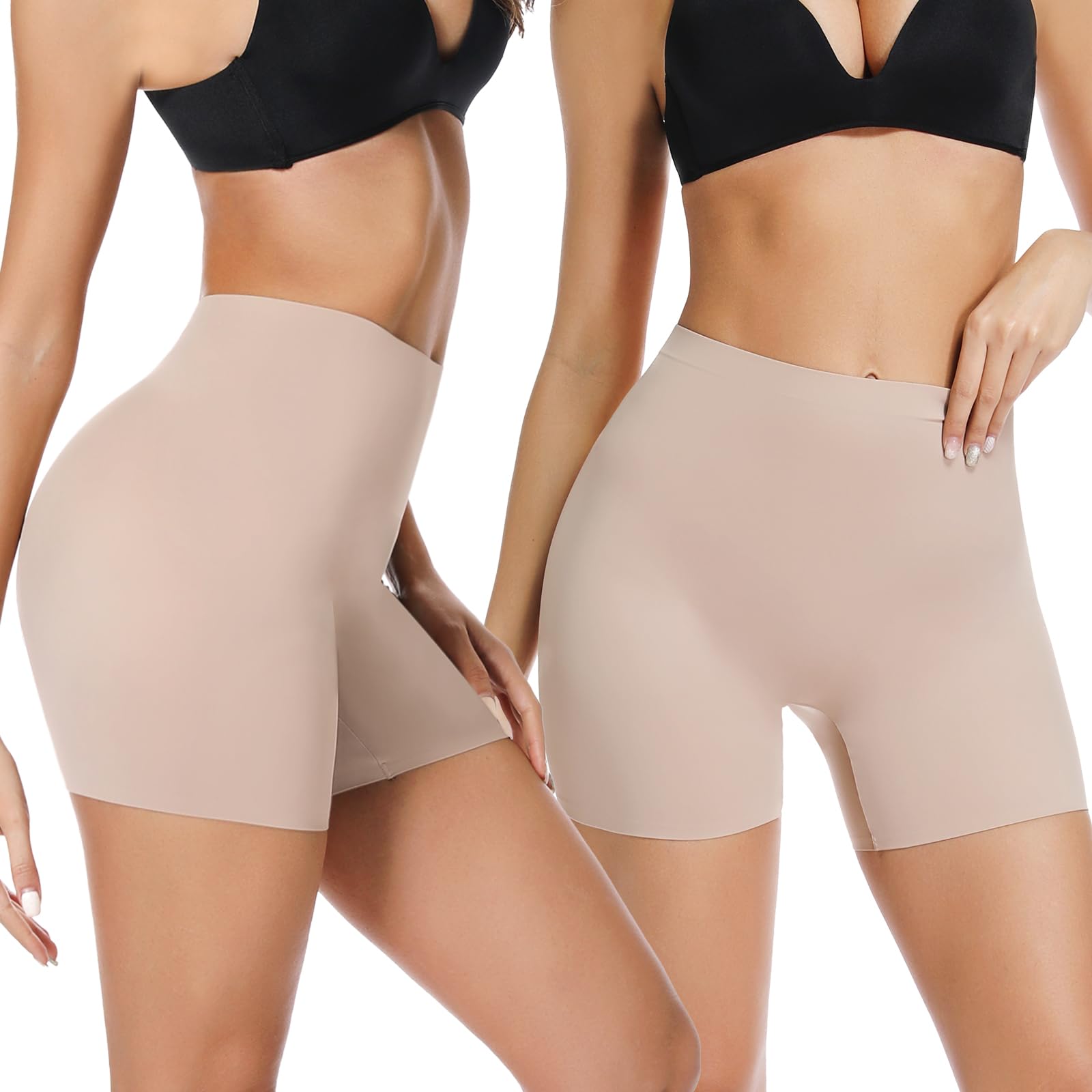 JOYSHAPER Boyshorts Panties for Women Anti Chafing Underwear Slip Shorts for Women Under Dress