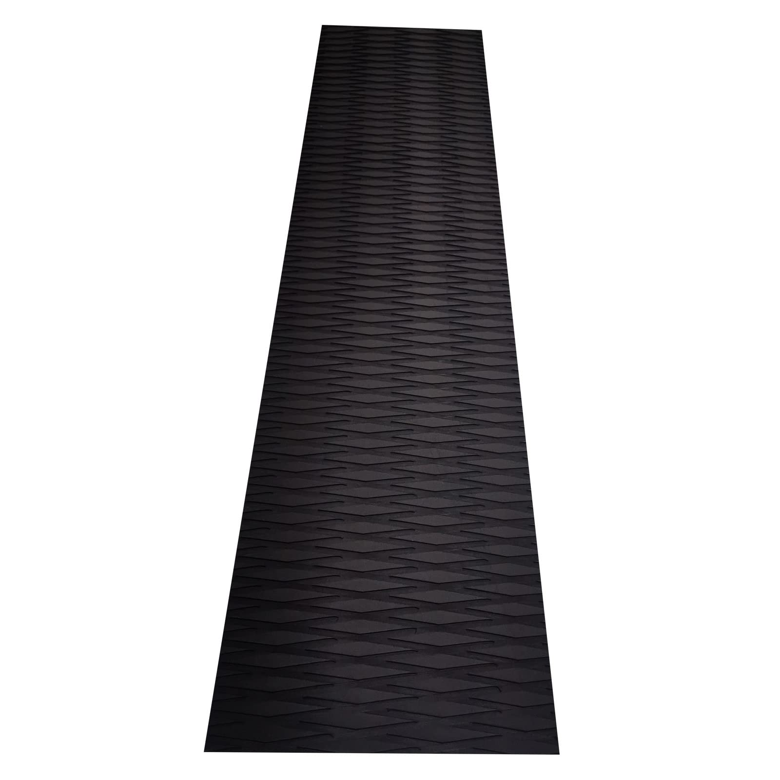 DIY Traktion mit rutschfestem Griff Matte Pad (23x90cm) Vielseitig & Trimmable EVA Blatt Pad für SUP, Surfen, SUP, Skimboards Standup & More (2 Stück Schwarz)