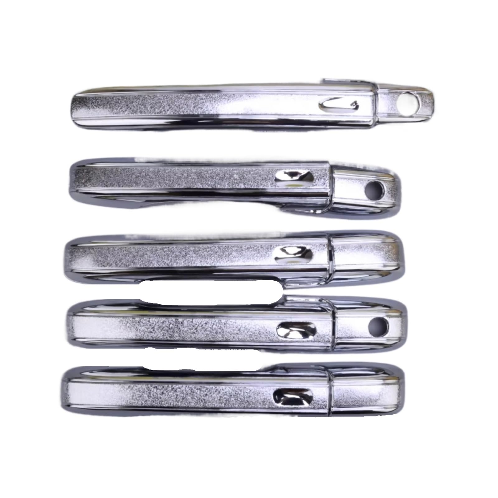 JJRFVBGT Door Handle Trim Compatible with CRV 2003 2004 2005 2006 ABS Silver Molding Cover Trim Set Accessories Car Exterior Door Handle Housing