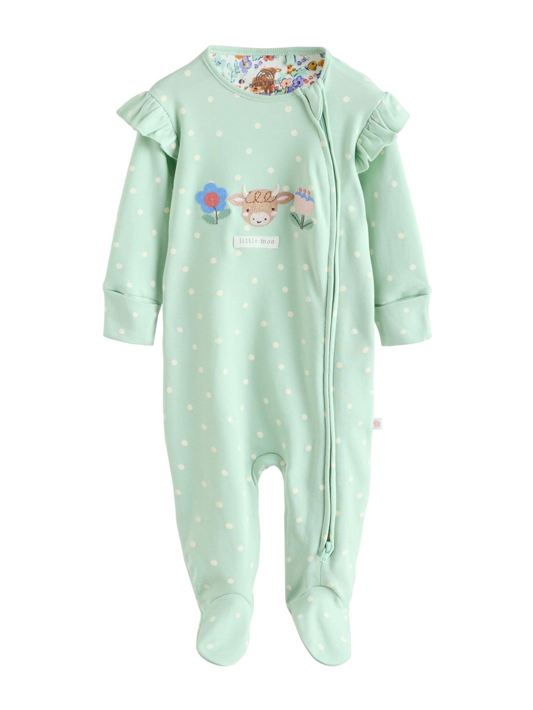 NEXT Bébé Fille Dors-Bien à Zip Double Sens bébé, Lot de 3
