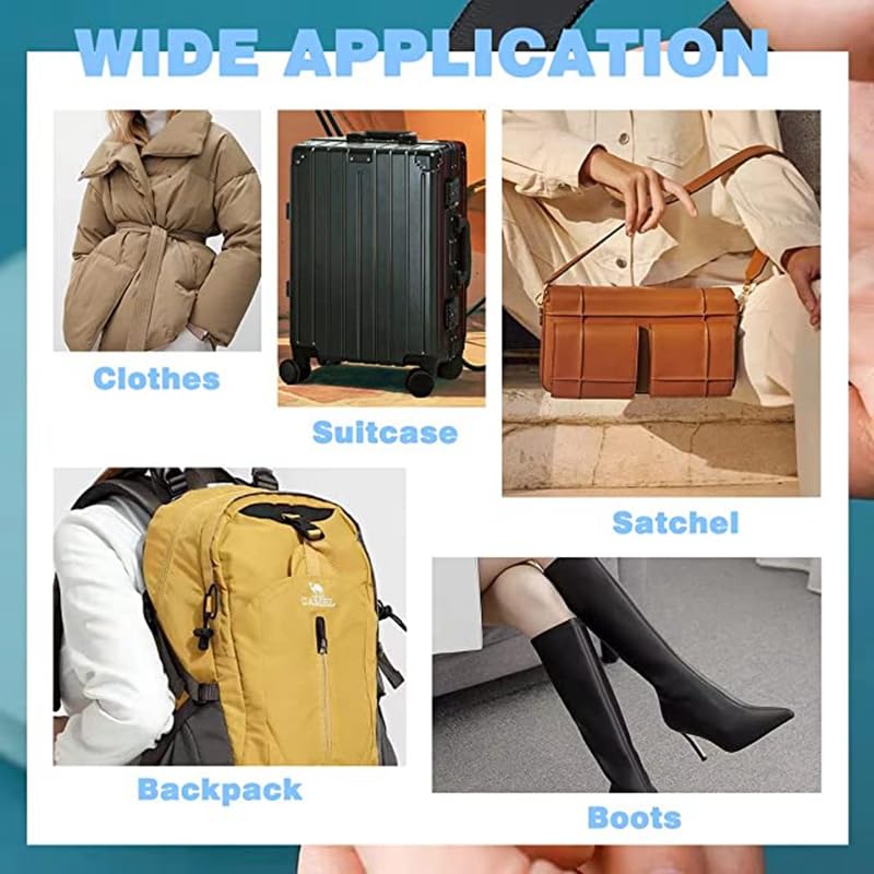 Tirador de cremallera fijo, 10 piezas de cremallera deslizante, bolsa de reparación instantánea de cremallera, repuesto de mala hebilla, bolsa de viaje, maleta, cabeza de cremallera, manualidades de c