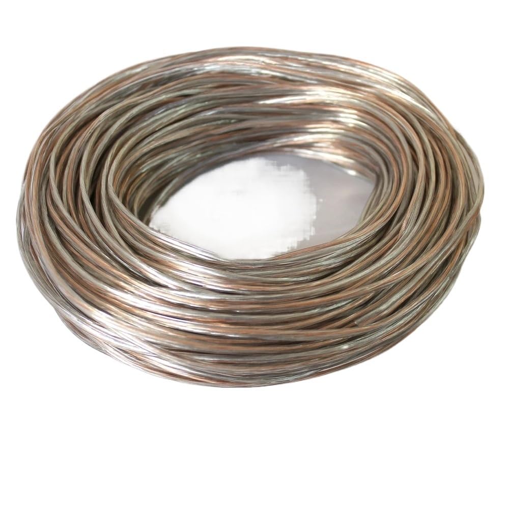 1m-80m 22AWG L*/ED neonowe światło spawalnicze przewód elektryczny 2-pinowe oświetlenie audio zabawka elektroniczna zasilanie DC przezroczysty kabel równoległy (5 m)