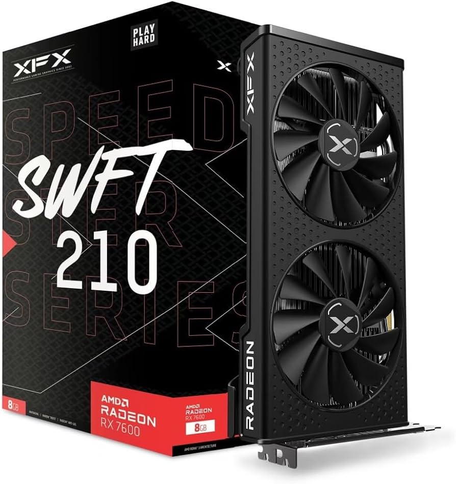 Amazon.com: XFX Speedster SWFT210 Radeon RX 7600 Graphics Card