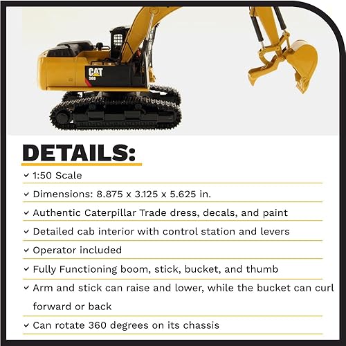 Miniatura 4 de Diecast Masters 1/50 Caterpillar 568 GF Road Builder - High Line Series 85923