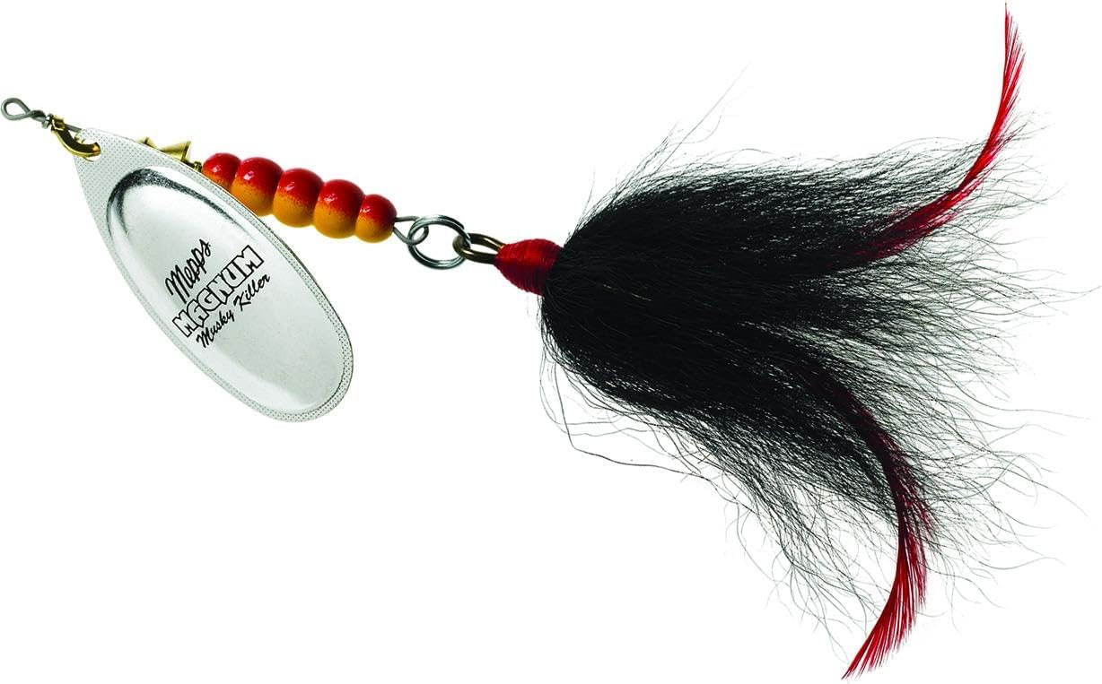 Mepps Magnum Musky Killer - bktl, Silver-Black, One Size (MBM S-BK)