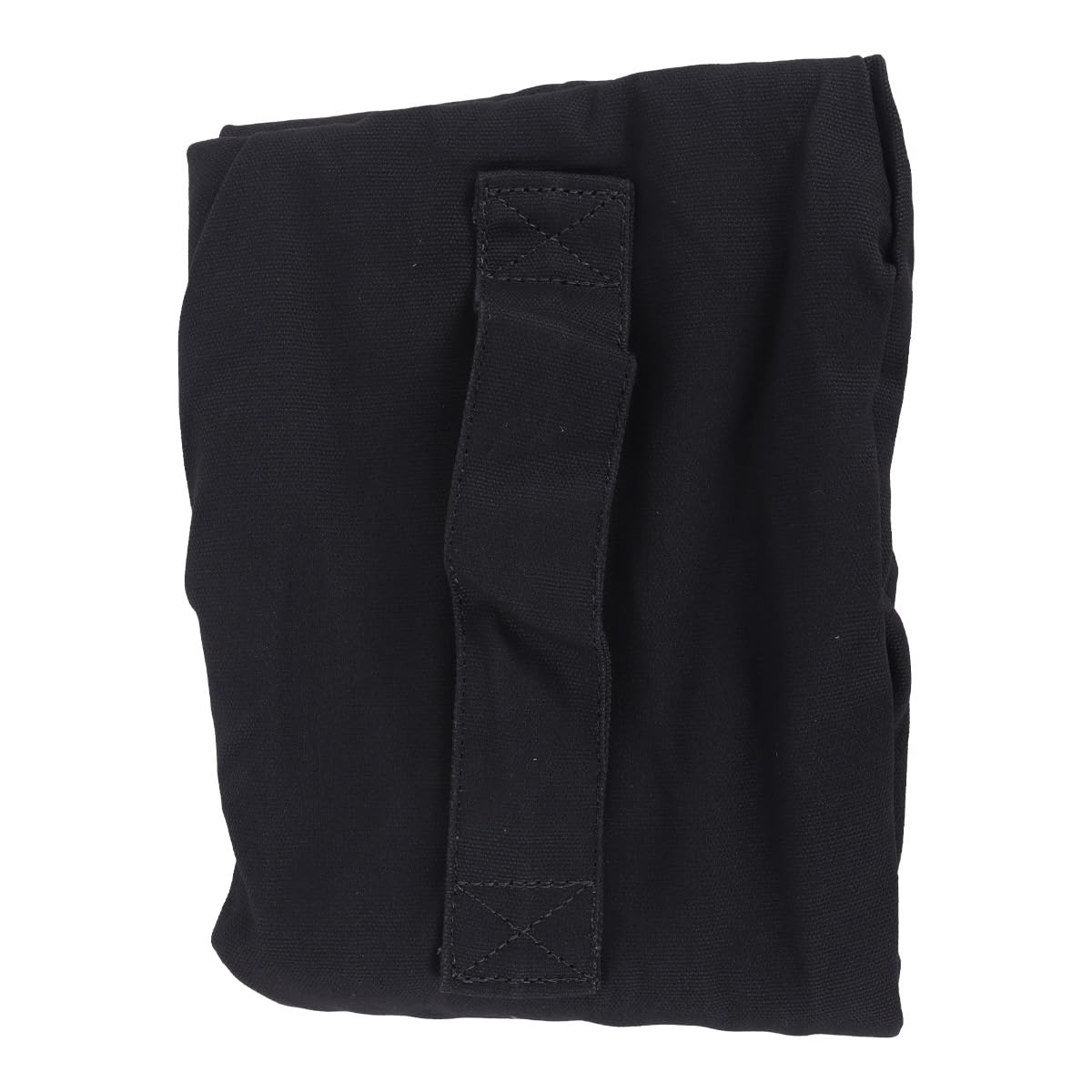 Housse de protection pour ballon de yoga de 65 cm, en tissu de coton respirant avec poignée de transport pour vos séances de fitness (gris foncé)