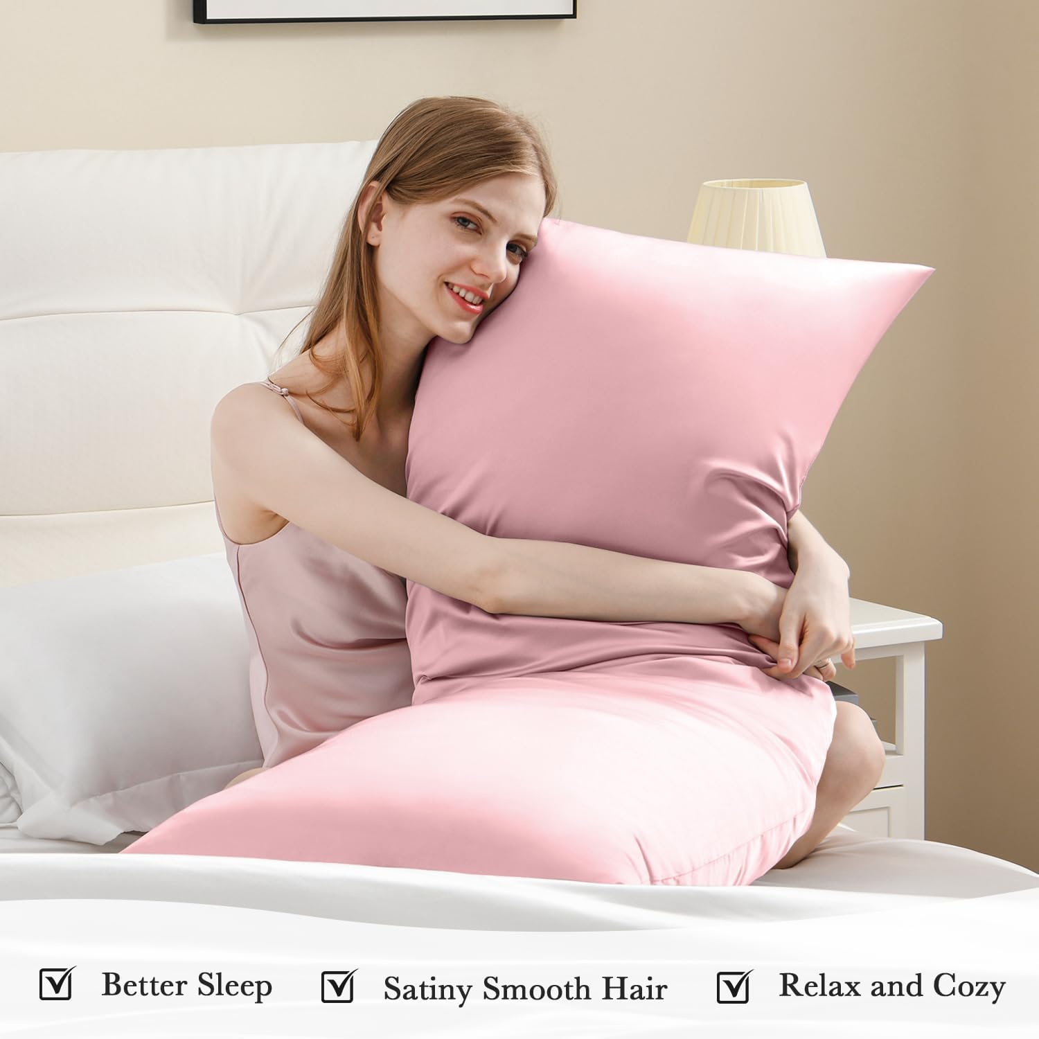 Waterproof Mattress Protector and Zippered Satin Pillowcase