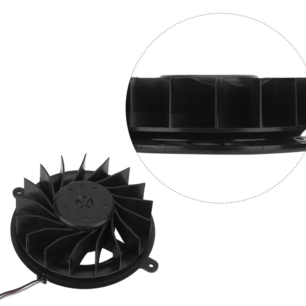 Ventilador de Enfriamiento de Repuesto 17 Aspas Ventilador de Enfriamiento Interno de Reemplazo para 3 Ps3 Slim
