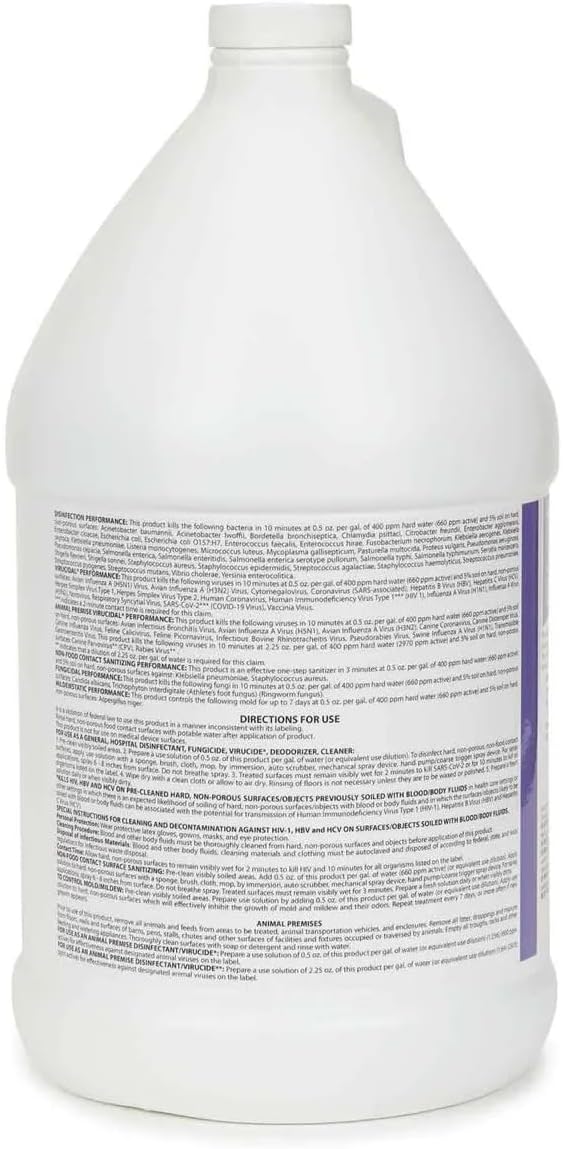 256 Kennel Cage and Surface Disinfectant The Original High Concentrate Vet Approved Cleanser (Lavender)