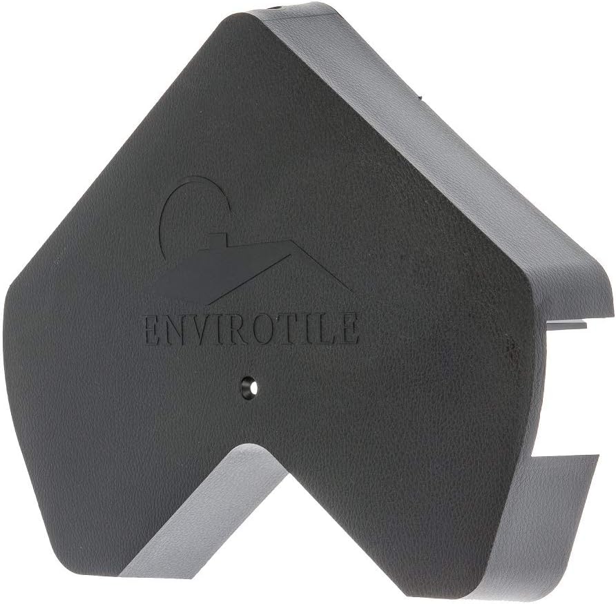 Gable End Cap - Plastic Dry Verge Apex Ridge Cap - Anthracite Grey