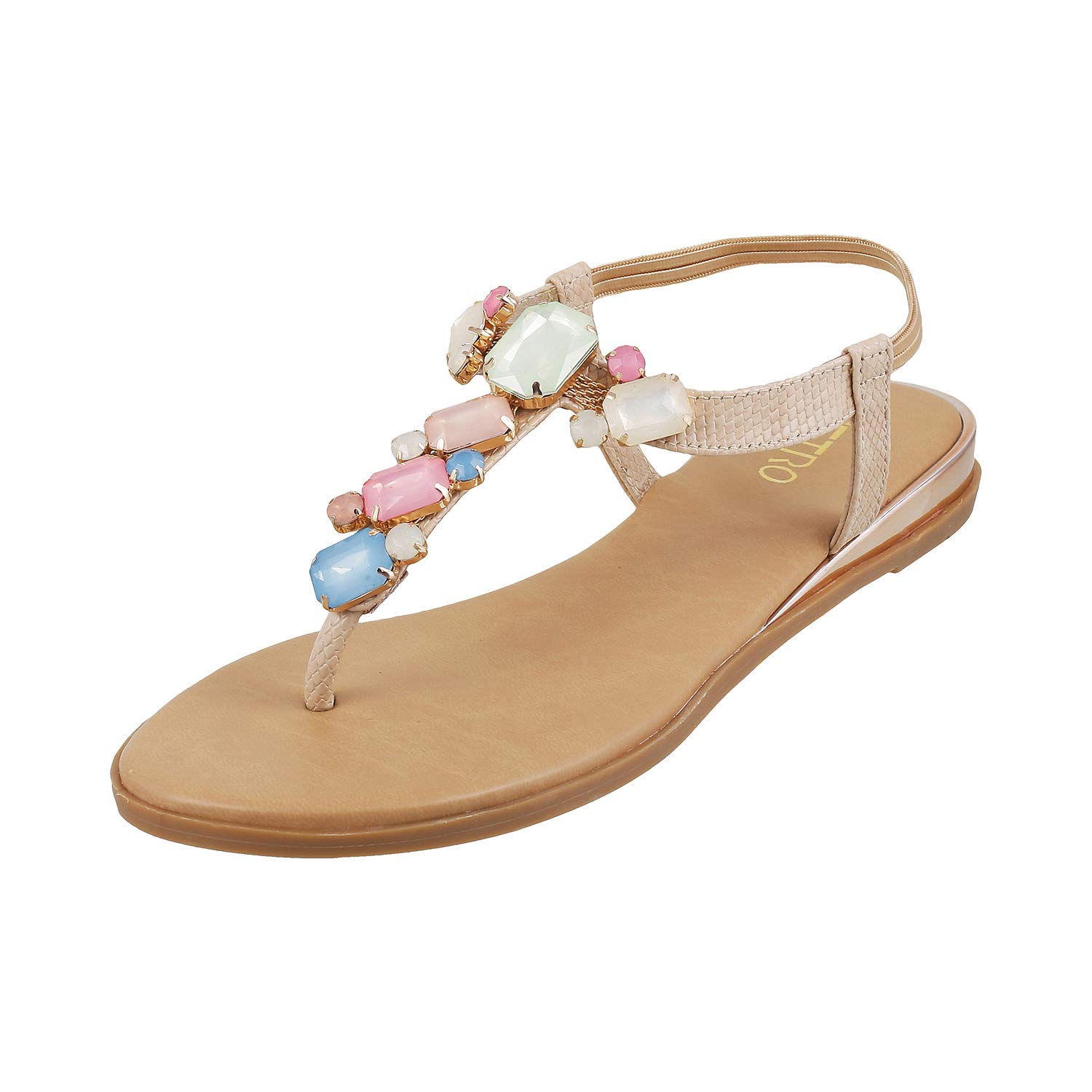 Metro Women Beige Synthetic Sandals ( 33-356-20-37-Beige ) Size ( Euro37/Uk4 ) (B084TGDJ69) Amazon Price History, Amazon Price Tracker