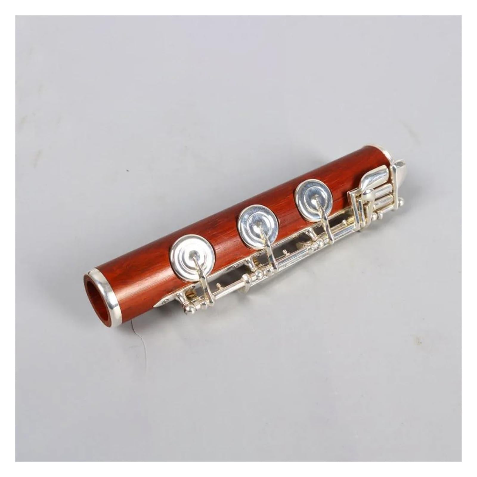 Chiavi Placcate In Argento A 17 Fori Con Foro Aperto Flauto E Chiave B Piede Corpo In Palissandro Flauto Con Custodia In Legno Flauto Traverso Kit