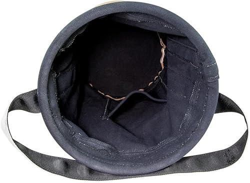 Miniatura 9 de Klein Tools Cubo de lona 5104FR, cubo de herramientas resistente al fuego hecho de lona n. 4, con parte inferior doble reforzada, carga nominal de