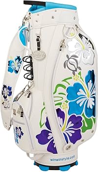 KASCO CLUB ハイビスカス キャディバッグ ゴルフバッグ＆ボストンバッグ KASCO CLUB ハイビスカス キャディバッグ ゴルフバッグ＆ボストン