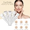Hair Remover 5 in 1 Shaver for Women Epilator 2W Facial Cleansing Brush Body Massager Callus Remover Rechargeable Cordless Beauty Kit SK-311